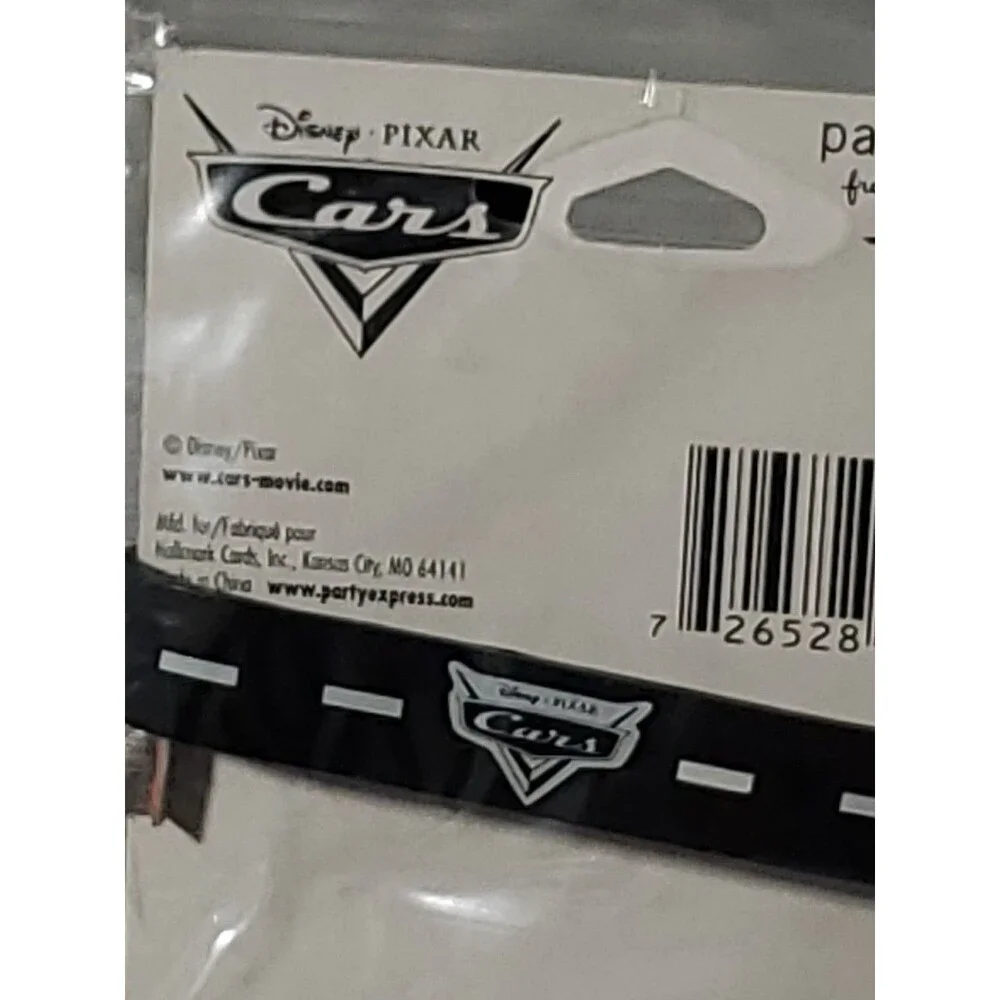 Vntg. Y2K Disney Cars Party Favors/4 Wristbands/NOS/Deadstock/Hallmark/Pixar‎